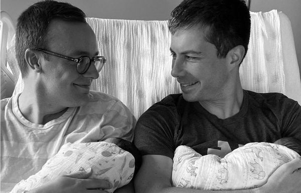 Pete and Chasten Buttigieg Welcome Twins