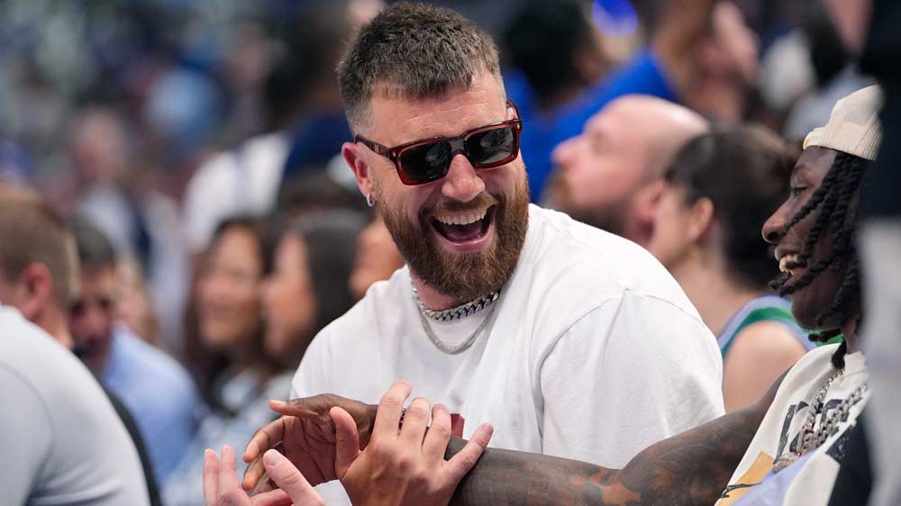 Pop and Power: Travis Kelce Wins Home Run Hitting Contest as Girlfriend Taylor Swift Tours in Europe 