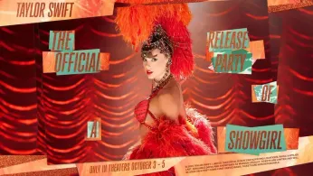 Taylor Swift Returns to Cinemas with “The Official Release Party of a Showgirl” 