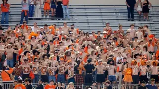 Shirtless College Football Fans Spark Visibility and Celebration from Oklahoma State to UCLA